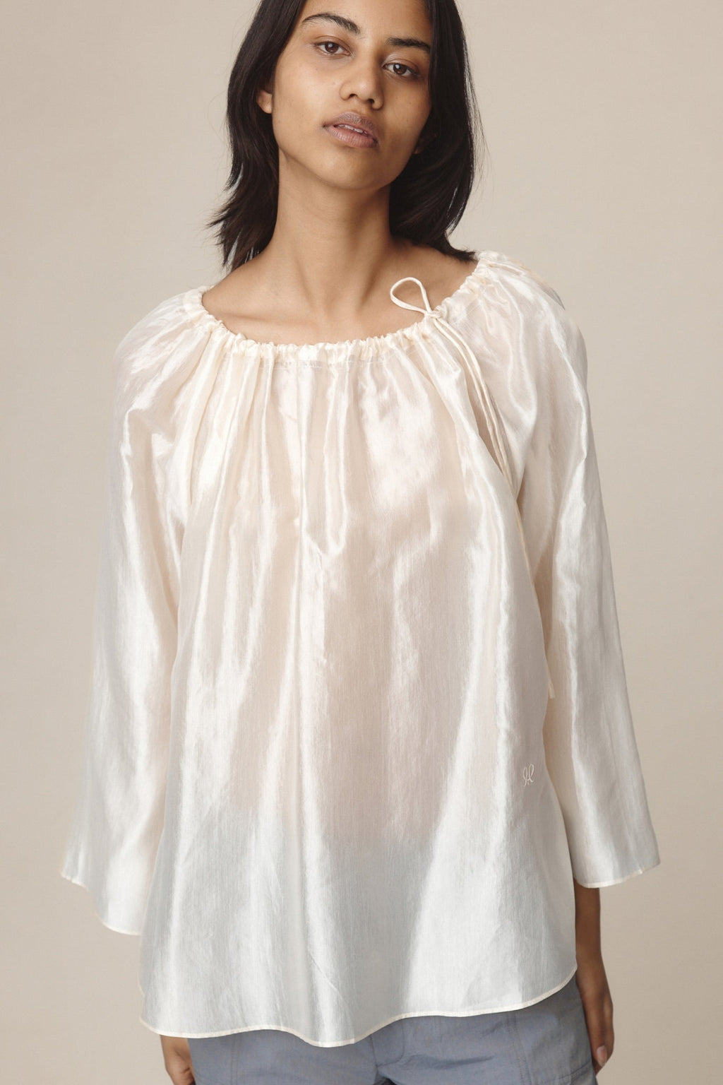 26SS KASIA TOP - IVORY