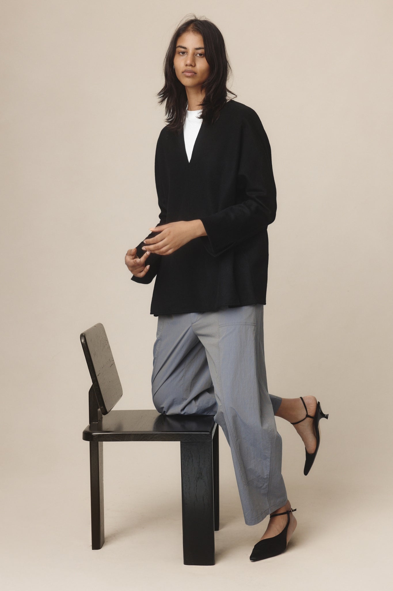 26SS ANAH TOP - BLACK