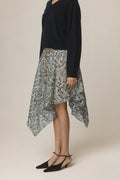 26SS INEZ SKIRT - ECHO PRINT