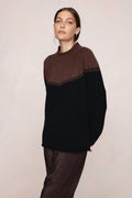 26SS RODIN JUMPER - CAROB / BLACK