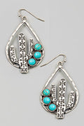 26SS Western Cactus Earrings