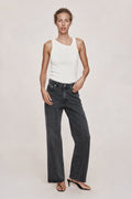 26SS WIDE LEG JEAN - FADED BLACK