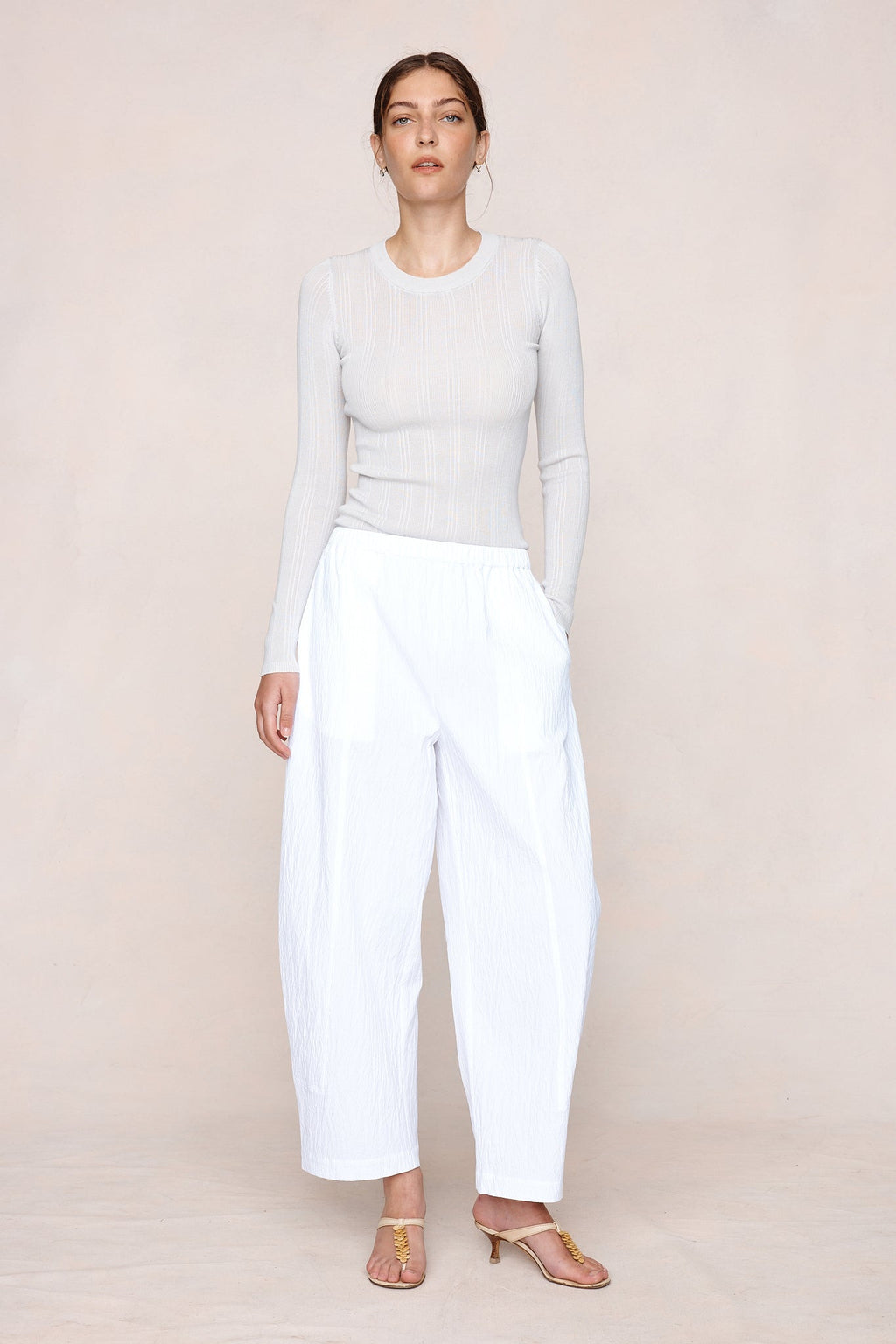 26SS WILKEN PANT - IVORY