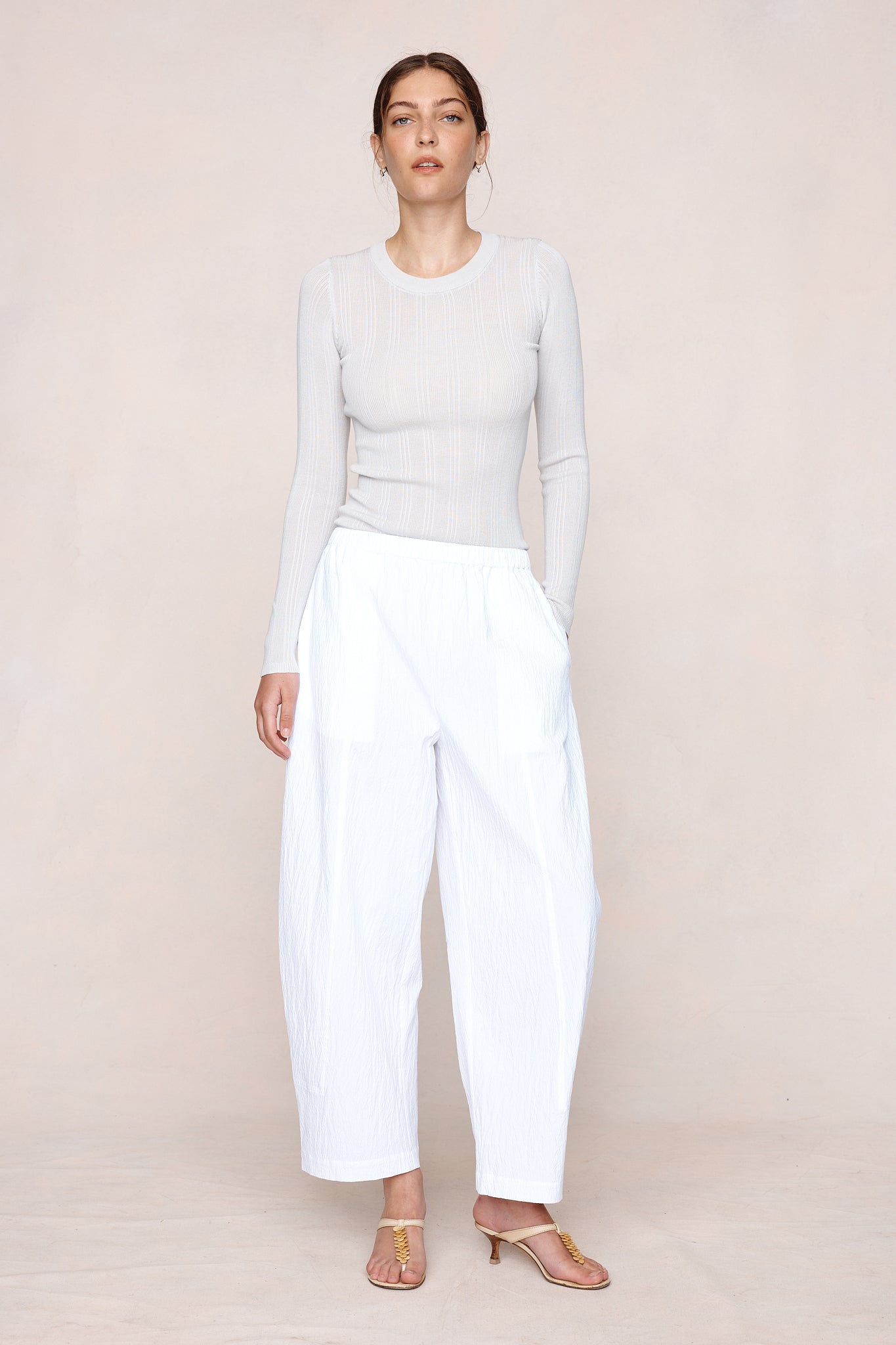 26SS WILKEN PANT - IVORY