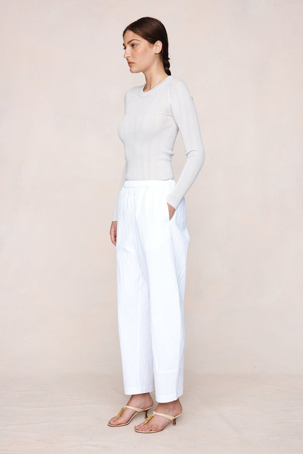 26SS WILKEN PANT - IVORY