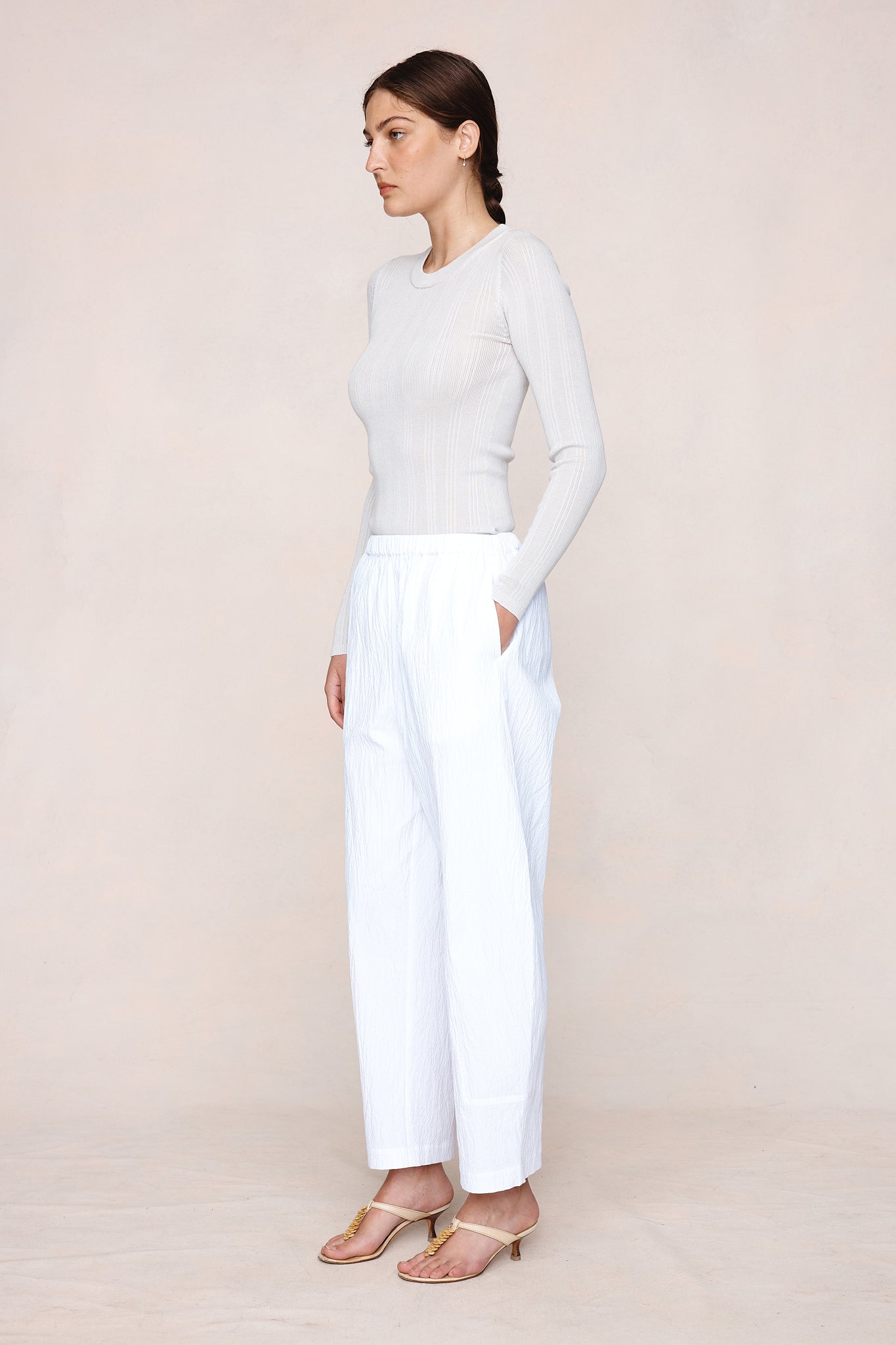 26SS WILKEN PANT - IVORY