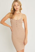 26SS Ribbed tank dress