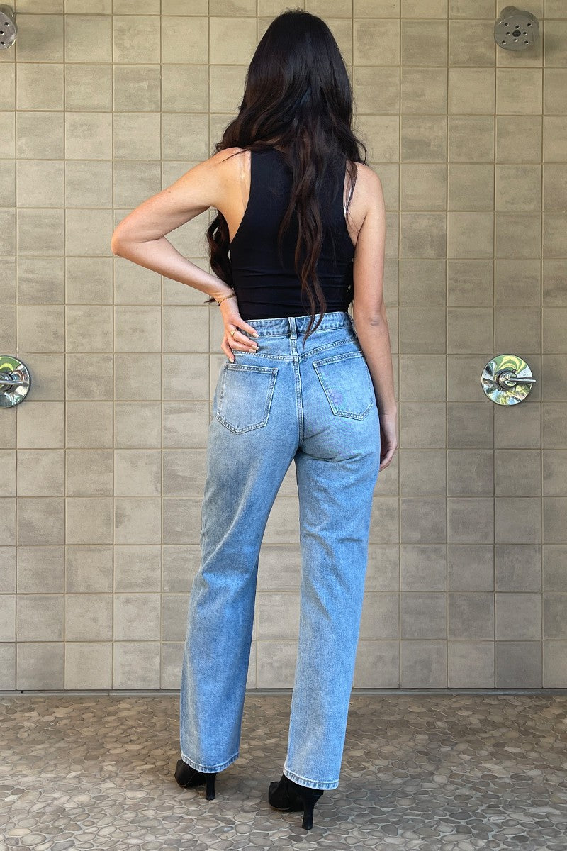 26SS High Rise Classic 90s Straight Leg Jeans