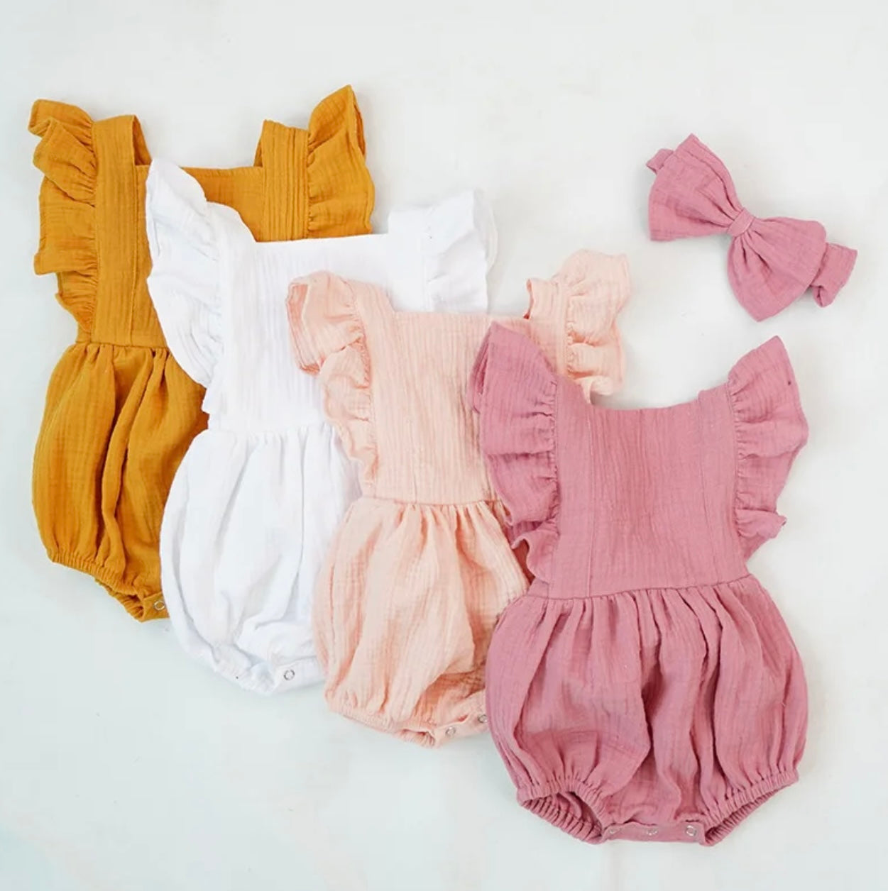 26SS Baby Romper with Headband