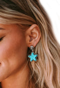 26SS Western style star earring