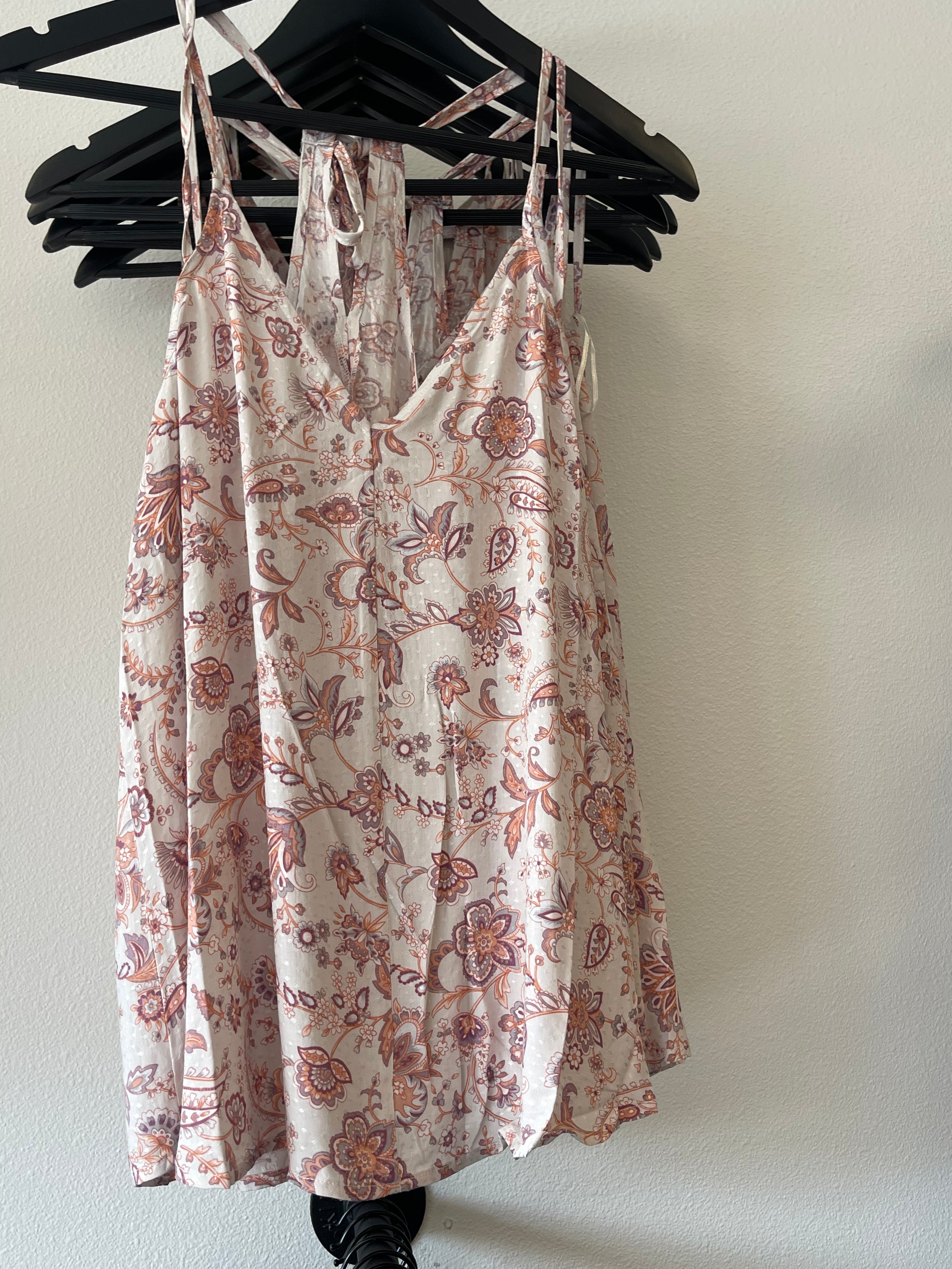 26SS Love stitch boho tank