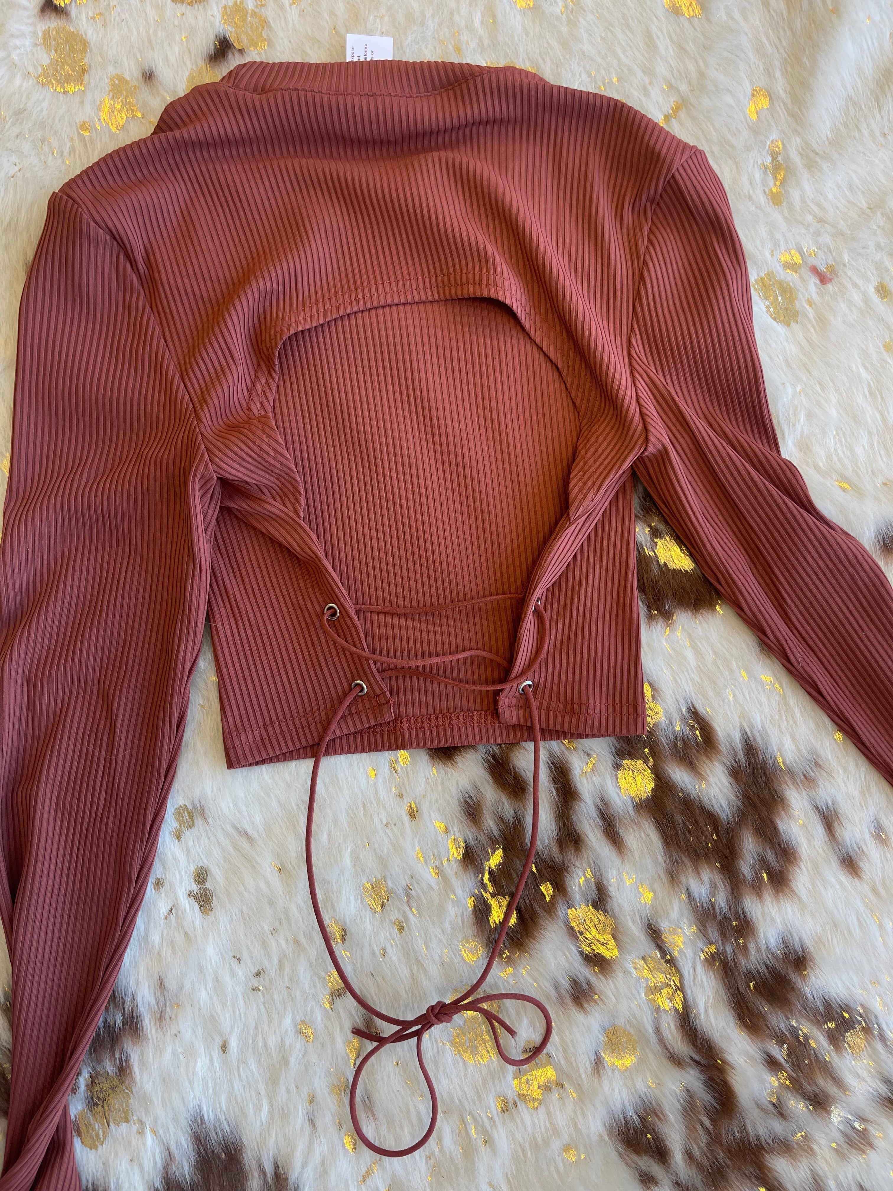 26SS Open Back Active shirt
