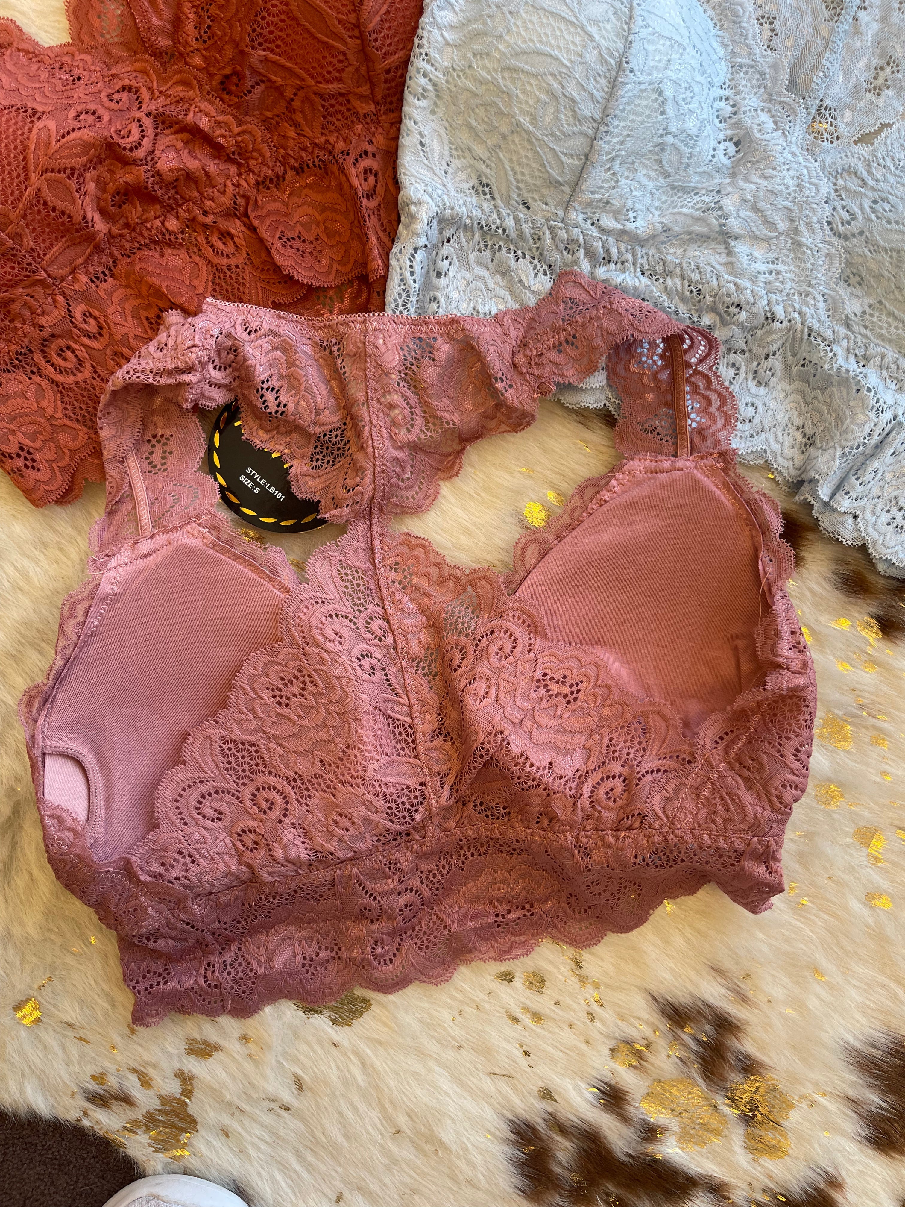 26SS Lace padded Bralette