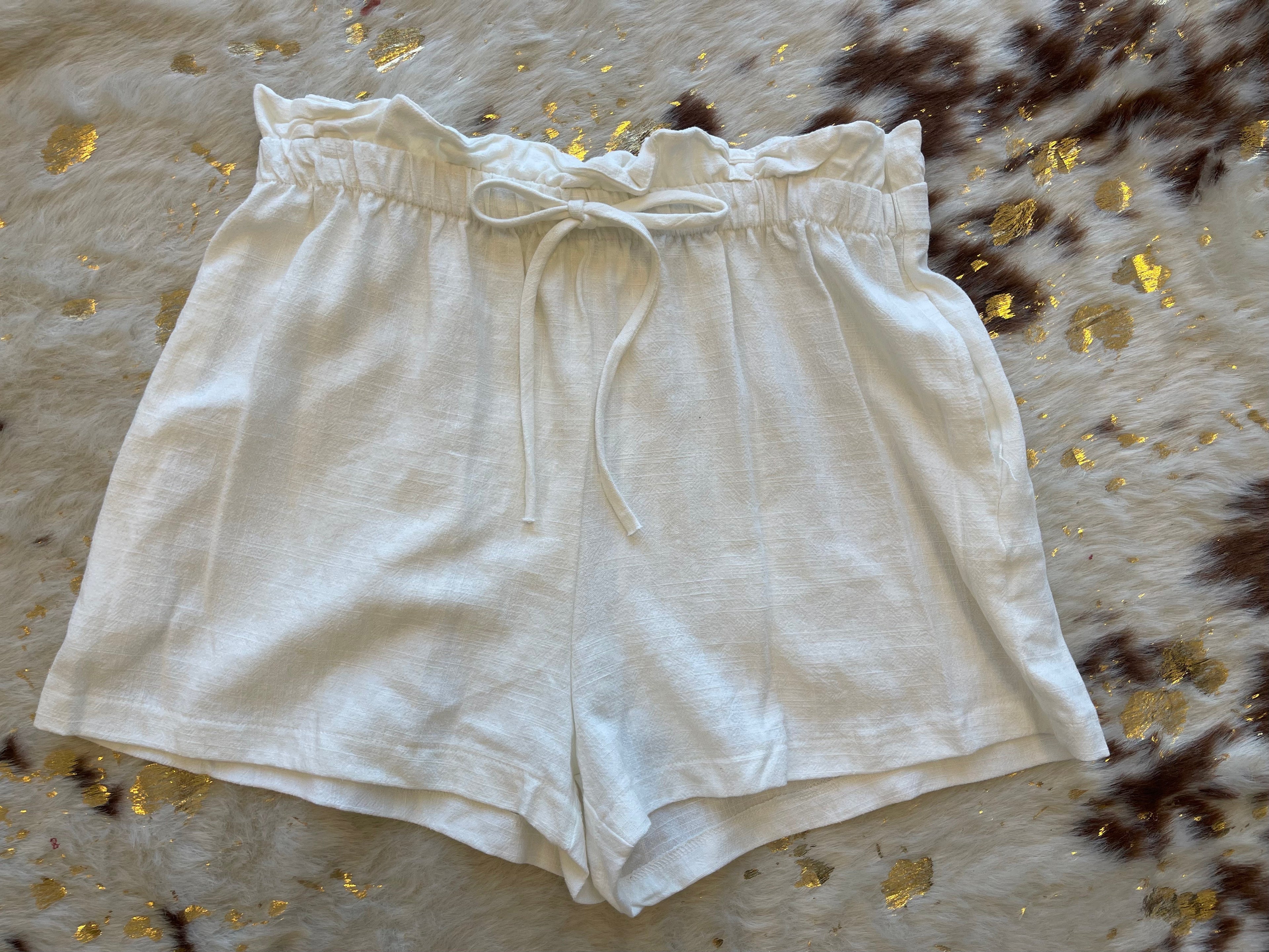 26SS Linen casual drawstring shirts
