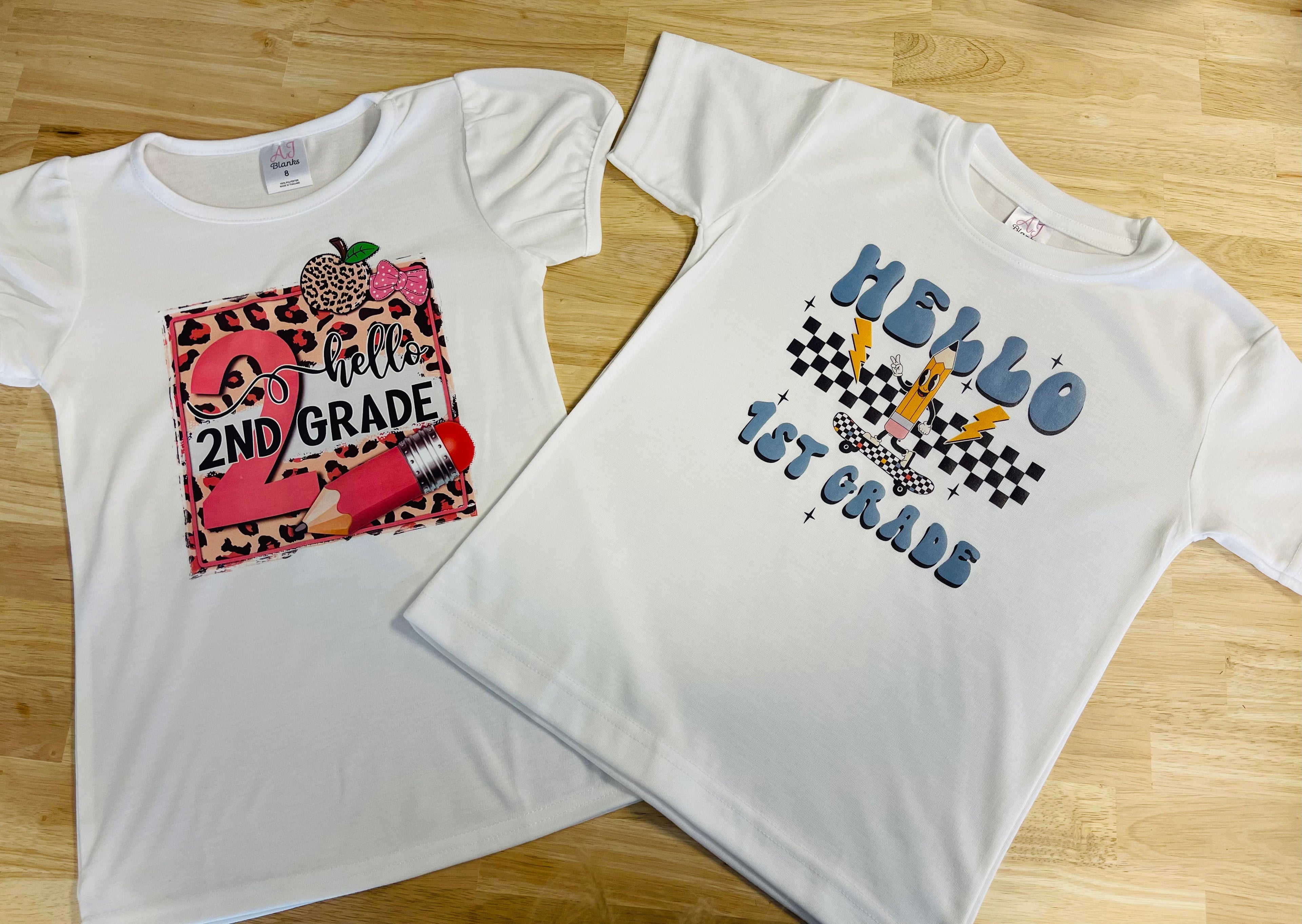 26SS Back to school shirts