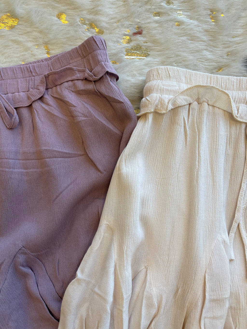 26SS Layered Flowing mini skirt