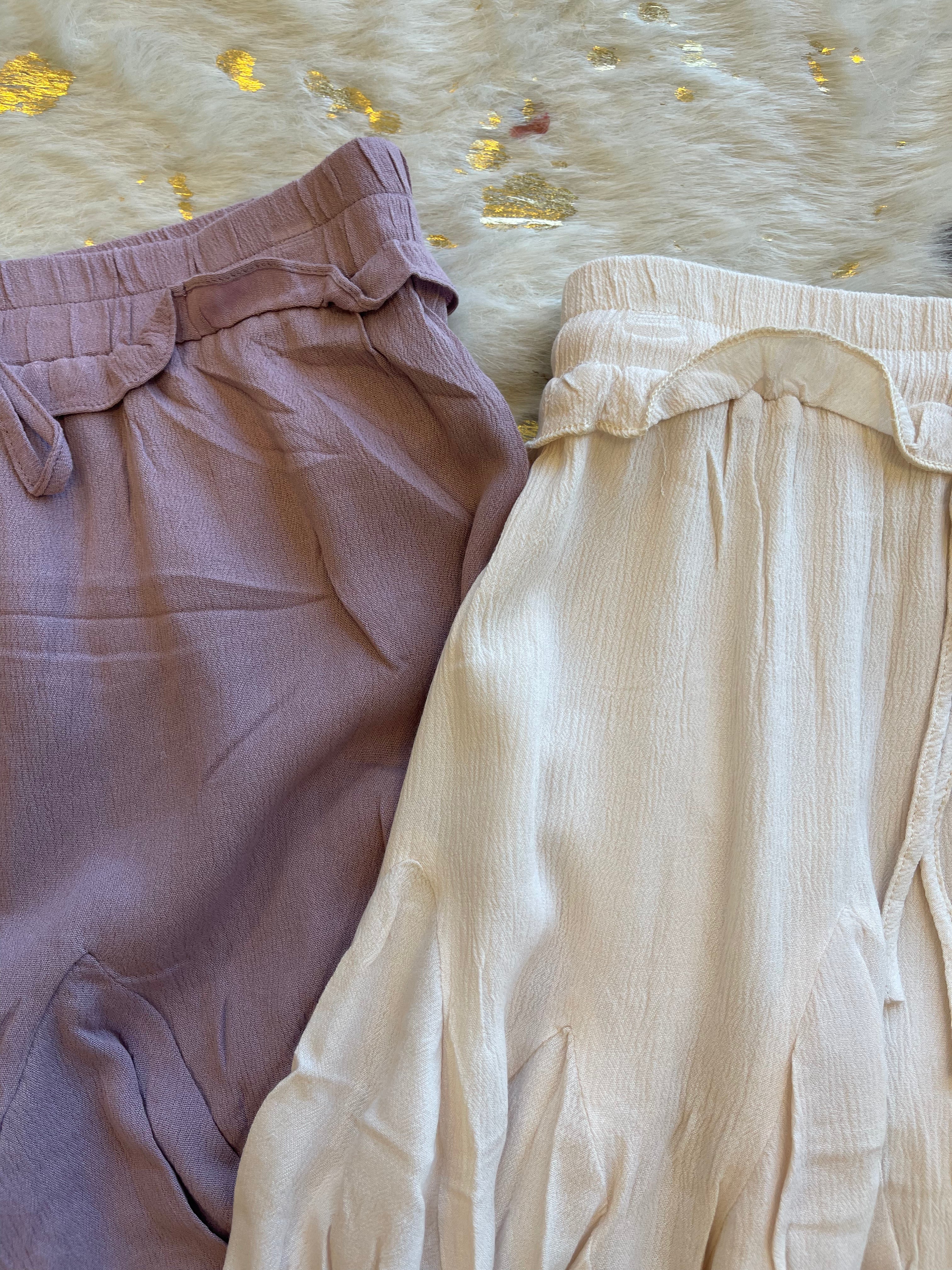 26SS Layered Flowing mini skirt