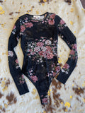 26SS Floral bodysuit