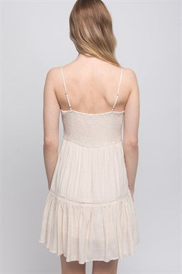 26SS boho mini dress, bohemian style dress,