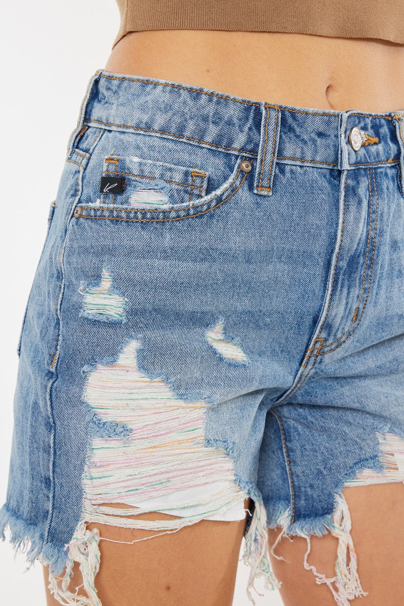 26SS High Rise Colored thread Shorts