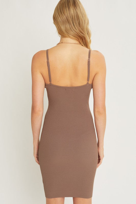 26SS Ribbed tank dress